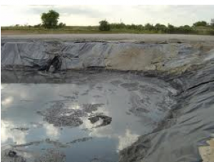 fracking waste pit